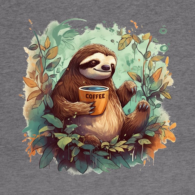 Sloth Coffee by mbloomstine